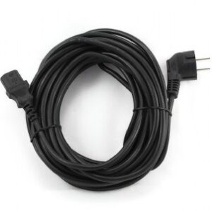 Gembird PC-186-VDE-10M maitinimo kabelis Juoda CEE7/4 C14 šakotuvas - Image 2