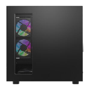 DarkFlash DS950V kompiuterio korpusas with display juodos spalvos + 6 ventiliatoriai - Image 4
