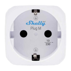 Shelly Plug M Gen3 Matter 13A smart socket, baltos spalvos - Image 2