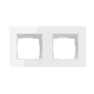 Avatto 2 Socket TS20 light switch frame baltos spalvos