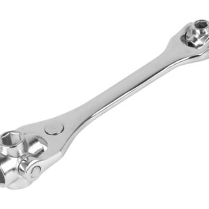 Multi-size key, 8 in 1 , CR-V, rotating heads with magnetic sockets 8, 10, 12, 13 and 14, 17, 19, 21 mm