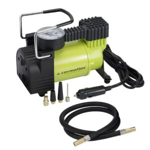 Piston air compressor 12V, 11 BAR, 35L / min, analog pressure gauge, 4 adapters