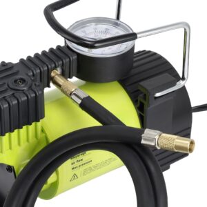 Piston air compressor 12V, 11 BAR, 35L / min, analog pressure gauge, 4 adapters - Image 3