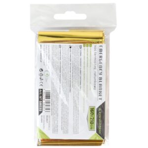 Emergency blanket 160x210 cm, silver & gold - Image 2