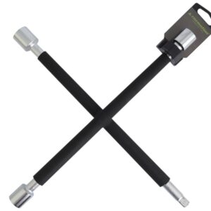 Kryžminis raktas ratams 16x400mm, 17-19-21-1/2 "rubberized - Image 3