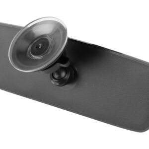 Interior mirror with suction cup 61x184 mm, black - Image 2