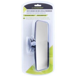 Interior mirror with suction cup 61x184 mm, black - Image 3