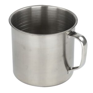 Plieninis puodelis, 600 ml