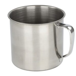 Plieninis puodelis, 800 ml