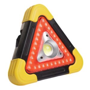 Solar LED avarinis trikampis with COB lamp - Image 2