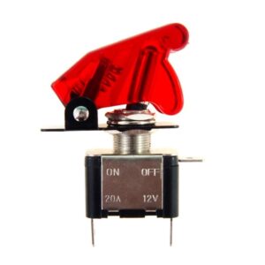 "Top Gun" switch 12V, max 20A, red