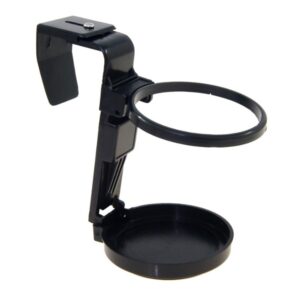 Cup holder, foldable, black