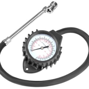 Wheel pressure gauge with rubber tube, 15 BAR