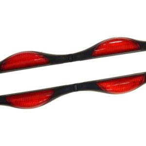 Door bumpers, red reflectors 2 pcs