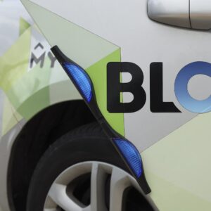 Door bumpers, blue reflectors 2 pcs - Image 5