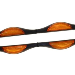 Door bumpers orange reflectors 2 pcs