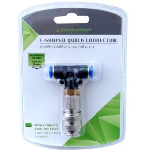 Pneumatic tee-reducer 12 mm / 6 mm / 6 mm, 10 atm - Image 2