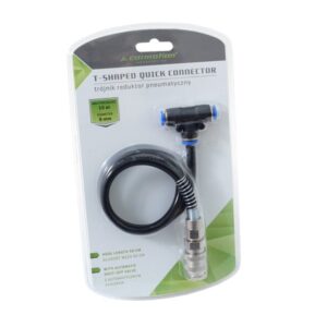 Pneumatic tee-reducer with 12 mm / 6 mm / 6 mm hose, 10 atm - Image 2