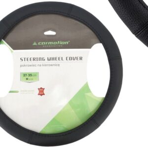 Vairo užvalkalas "M" 37-39 cm, 6 sections of genuine leather, black