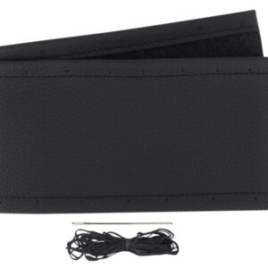 Vairo užvalkalas to sew 39-41 cm, 1 section of natural leather, black - Image 1