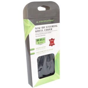 Vairo užvalkalas to sew 39-41 cm, 1 section of natural leather, black - Image 3