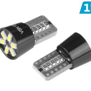 Bulb VISION W5W (T10) 12V 6x 3014 SMD LED, CANBUS, white, 2 pcs