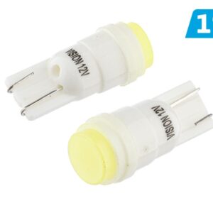 Bulb VISION W5W (T10) 12V 1x COB LED, white, 2 pcs