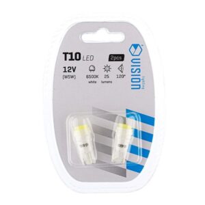Bulb VISION W5W (T10) 12V 1x COB LED, white, 2 pcs - Image 3