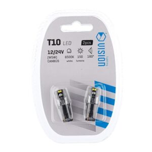 Bulb VISION W5W (T10) 12/24V 4x 1616 SMD LED, CANBUS, white, 2 pcs - Image 3