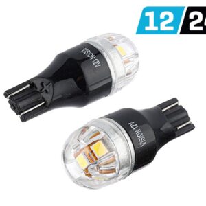 Bulb VISION W16W (T15) 12/24V 5x 2835 SMD Lumileds, nonpolar, CANBUS, white, 2 pcs