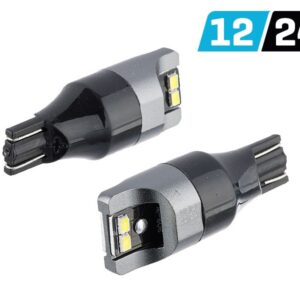 Bulb VISION W16W (T15) 12/24V 4x 3020 SMD LED, nonpolar, CANBUS, white, 2 pcs
