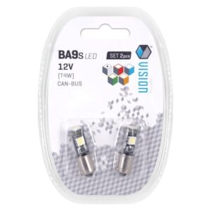 Bulb VISION T4W BA9s 12V 3x 5050 SMD LED, CANBUS, white, 2 pcs - Image 3
