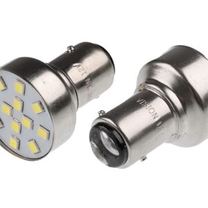 Bulb VISION P21 / 5W BAY15d 12V 12x 5mm LED, white, 2 pcs - Image 2
