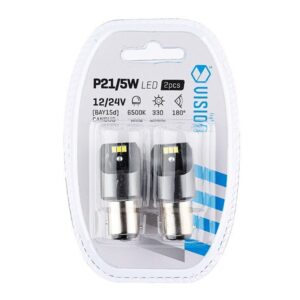 Bulb VISION P21 / 5W BAY15d 12/24V 6x 3020 SMD LED, nonpolar, CANBUS, white, 2 pcs - Image 3