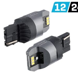 Bulb VISION W21W (T20d) 12/24V 6x 3020 SMD LED, nonpolar, CANBUS, white, 2 pcs