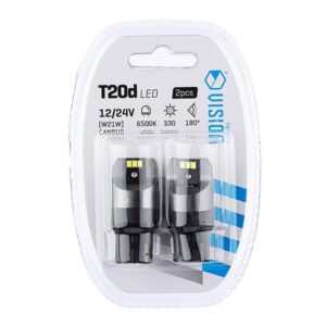 Bulb VISION W21W (T20d) 12/24V 6x 3020 SMD LED, nonpolar, CANBUS, white, 2 pcs - Image 3