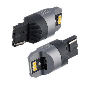 Bulb VISION WY21W (T20d) 12/24V 6x 3020 SMD LED, nonpolar, CANBUS, orange, 2 pcs - Image 2