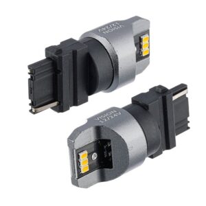 Bulb VISION PY27W (T25) 12/24V 6x 3020 SMD LED, nonpolar, CANBUS, orange, 2 pcs - Image 2