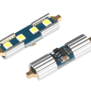 Bulb VISION Festoon SV8.5 36mm 12/24V 4x 3030 SMD LED, nonpolar, CANBUS, white, 2 pcs - Image 2