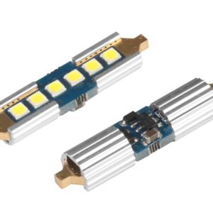 Bulb VISION Festoon SV8.5 39 mm 12/24V 6x 3030 SMD LED, nonpolar, CANBUS, white, 2 pcs - Image 2