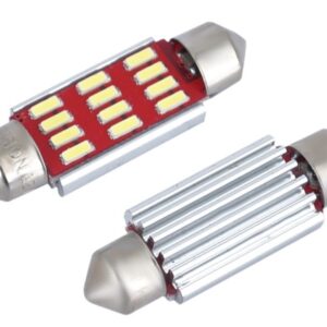 Bulb VISION Festoon SV8.5 39 mm 12/24V 12x 4014 SMD LED, CANBUS, white, 2 pcs - Image 2
