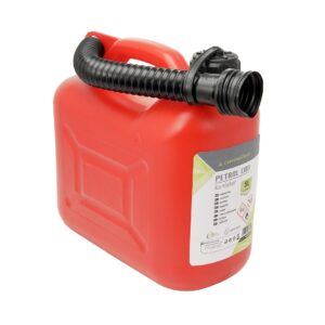 Kuro bakas, plastikinis,5L,raudonos spalvos