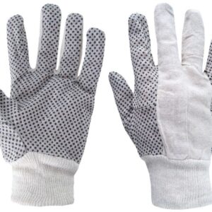 Darbo pirštinės, spotted denim , size 10.5