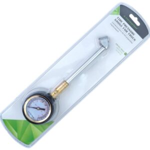 15 BAR wheel pressure gauge with dial and 15 cm metal tube - Image 2
