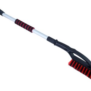 Telescopic šepetys-gremžtukas 90/120 cm, aluminum handle, soft handle