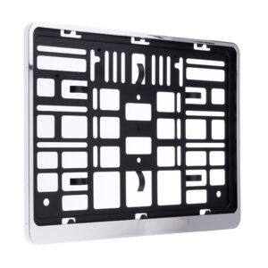 Automobilio numerio rėmelis, 305 x 214 mm, two-row, chromed