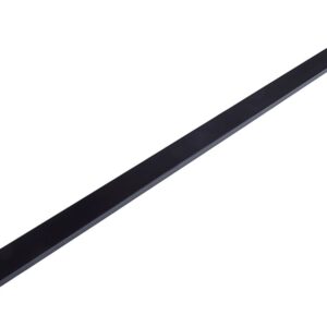 Standard license plate strip, black