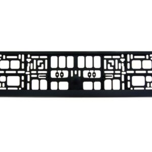 Automobilio numerio rėmelis, black, flexible (PP / PS) without label and foil - Image 2