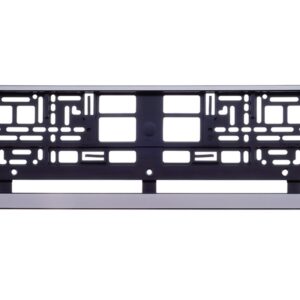 Automobilio numerio rėmelis with silver border - Image 2