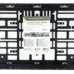 Automobilio numerio rėmelis, Two-row, black - Image 2